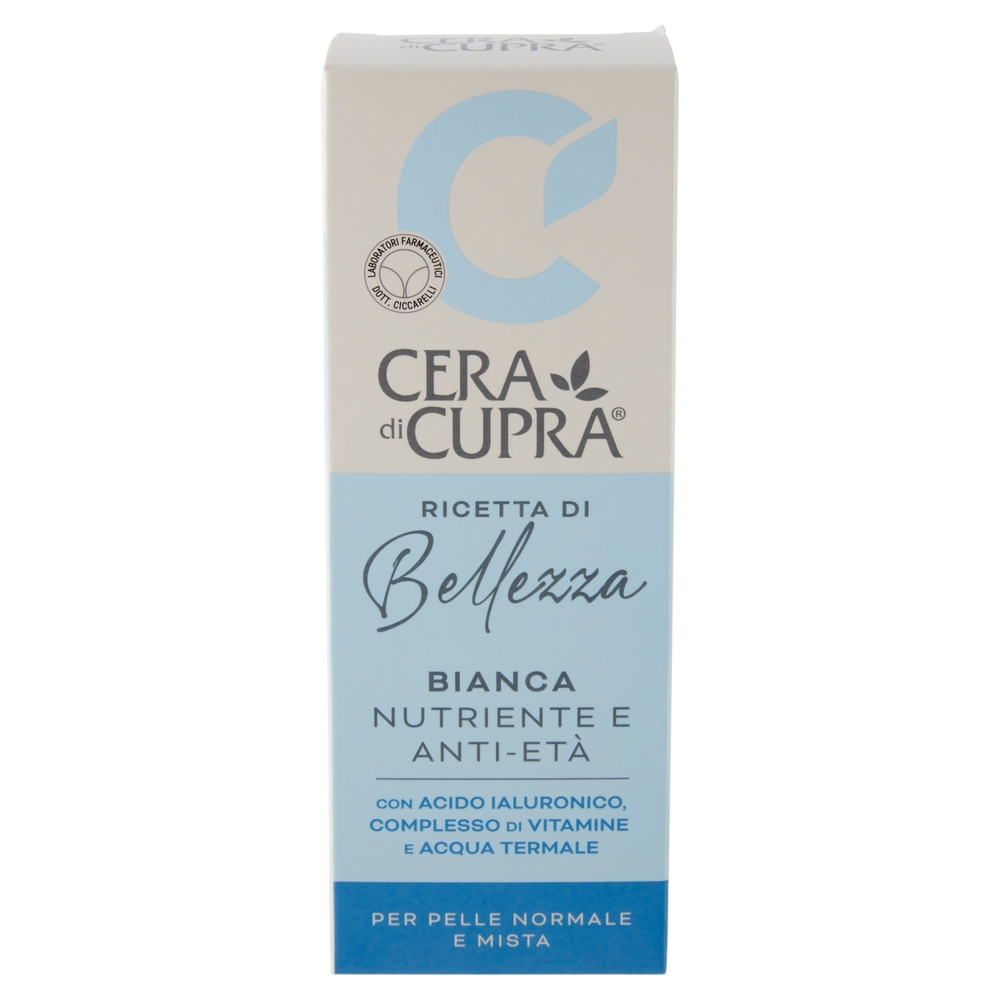 Cera di Cupra Ricetta di Bellezza Bianca Nutriente e Anti-Età 75 ml